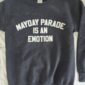 "Mayday Parade Is An Emotion" Gildan Black Heavy Blend Sweatshirt